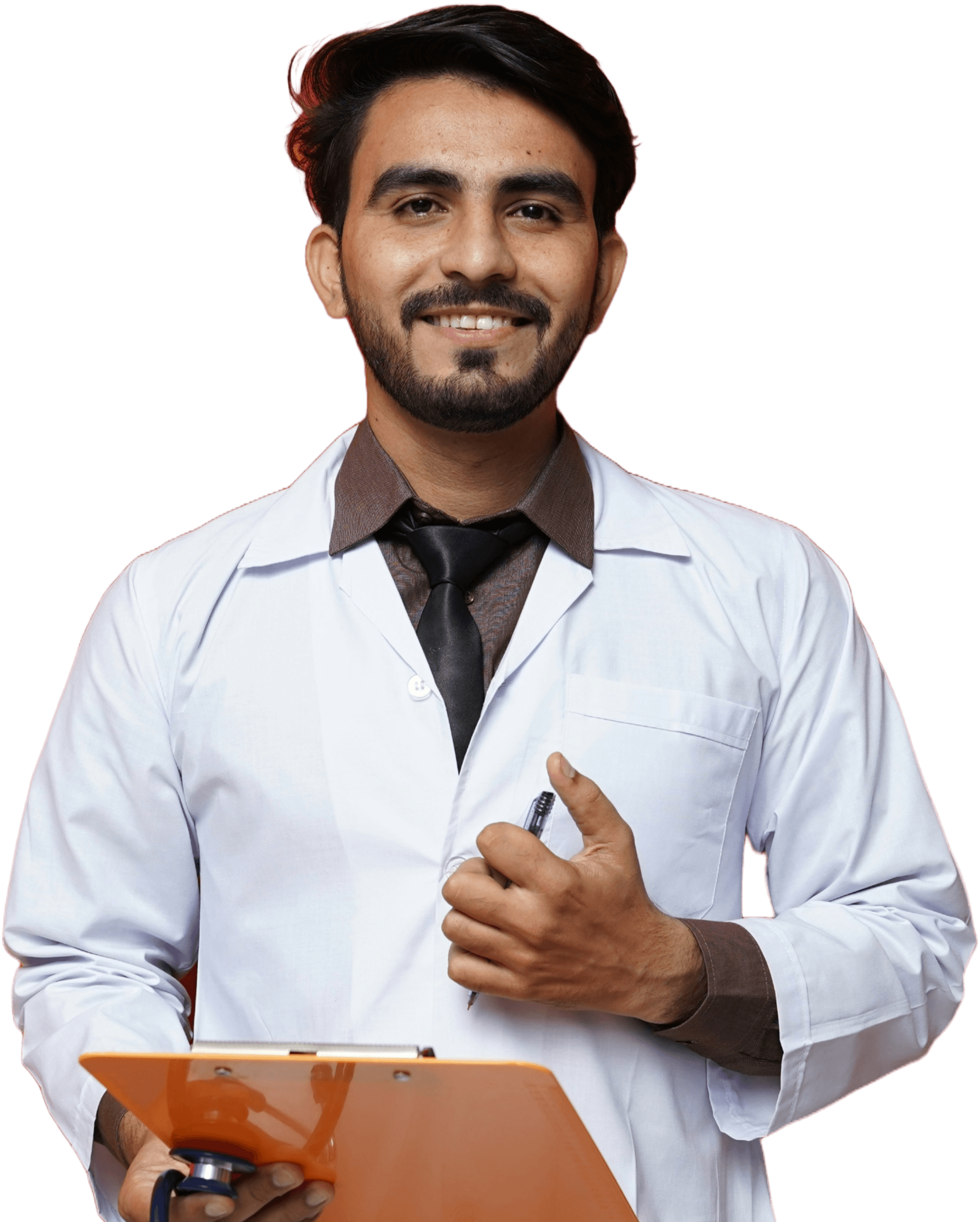 Group of doctors smiling, representing healthcare professionals
